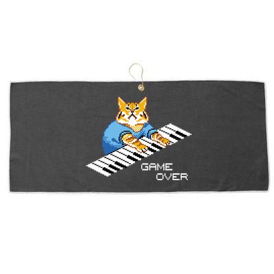 Keyboard Cat Large Microfiber Waffle Golf Towel