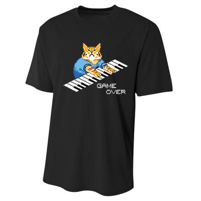 Keyboard Cat Performance Sprint T-Shirt