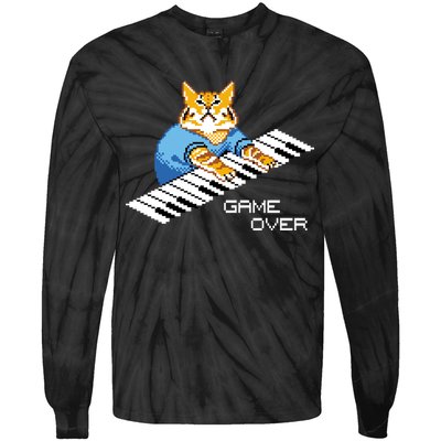 Keyboard Cat Tie-Dye Long Sleeve Shirt