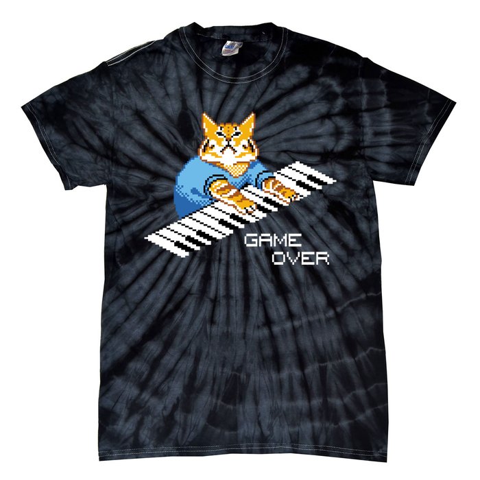 Keyboard Cat Tie-Dye T-Shirt