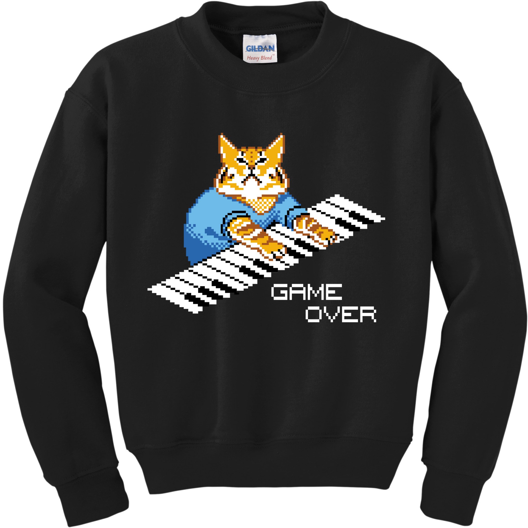 Keyboard Cat Kids Sweatshirt