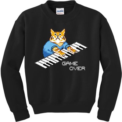 Keyboard Cat Kids Sweatshirt