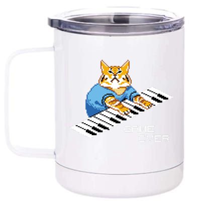 Keyboard Cat 12 oz Stainless Steel Tumbler Cup