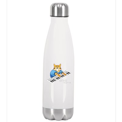 Keyboard Cat Stainless Steel Insulated Water Bottle