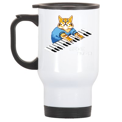 Keyboard Cat Stainless Steel Travel Mug