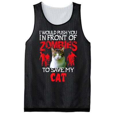 Kitty Cat Lovers Zombie Halloween Costume Idea Mesh Reversible Basketball Jersey Tank