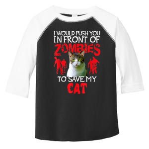 Kitty Cat Lovers Zombie Halloween Costume Idea Toddler Fine Jersey T-Shirt