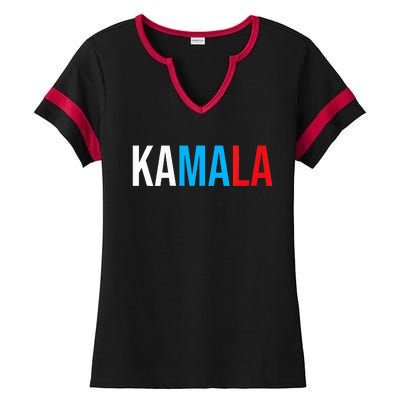 Kamala Comma La Ladies Halftime Notch Neck Tee