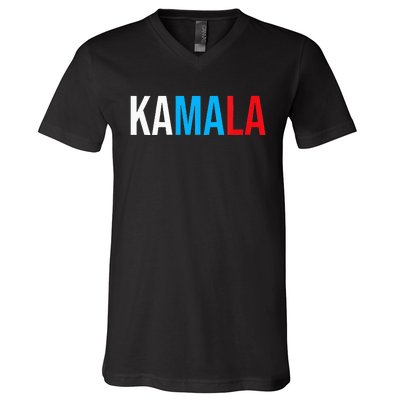 Kamala Comma La V-Neck T-Shirt