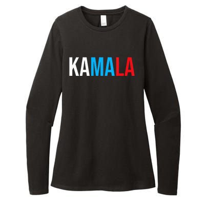 Kamala Comma La Womens CVC Long Sleeve Shirt