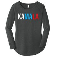 Kamala Comma La Women's Perfect Tri Tunic Long Sleeve Shirt