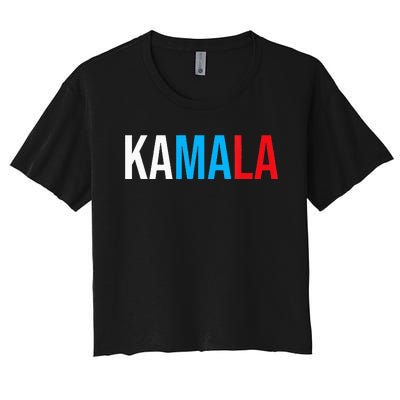 Kamala Comma La Women's Crop Top Tee