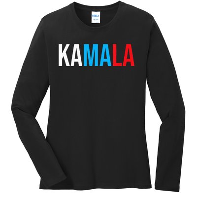 Kamala Comma La Ladies Long Sleeve Shirt