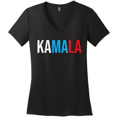 Kamala Comma La Women's V-Neck T-Shirt