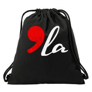 Kamala Comma La Harris For President 2024 Premium Drawstring Bag