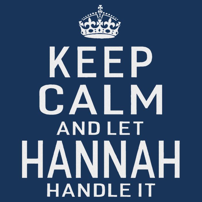 Keep Calm Let Hannah Handle It Funny Gift Name Infant Baby Jersey Bodysuit