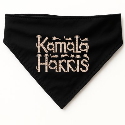 Kamala Cat Letter Font Design USA-Made Doggie Bandana