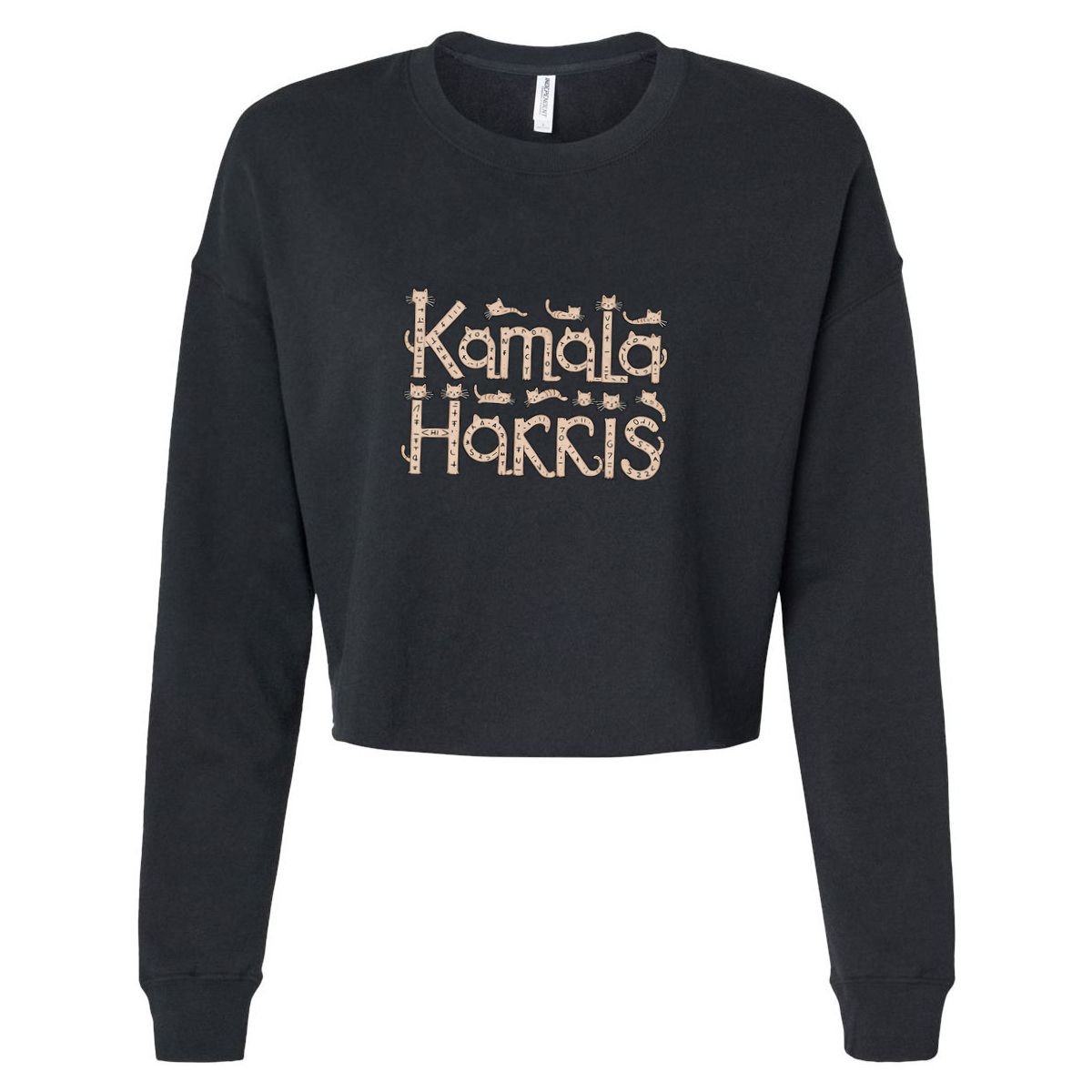 Kamala Cat Letter Font Design Apron