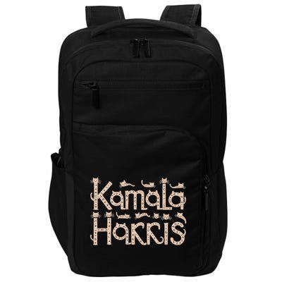 Kamala Cat Letter Font Design Impact Tech Backpack