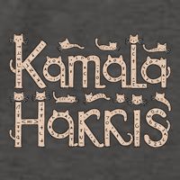 Kamala Cat Letter Font Design Vector Backpack