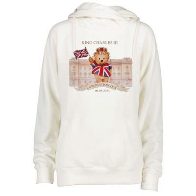 King Charles lll Coronation Day Family Matching Womens Funnel Neck Pullover Hood