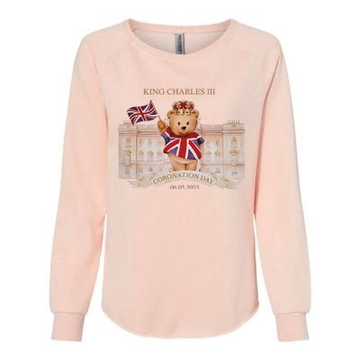 King Charles lll Coronation Day Family Matching Womens California Wash Sweatshirt