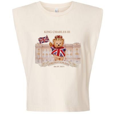 King Charles lll Coronation Day Family Matching Garment-Dyed Women's Muscle Tee