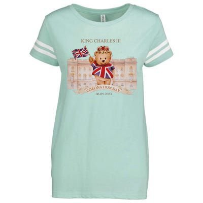 King Charles lll Coronation Day Family Matching Enza Ladies Jersey Football T-Shirt