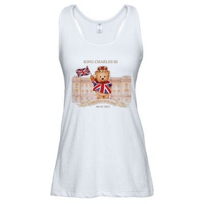 King Charles lll Coronation Day Family Matching Ladies Essential Flowy Tank