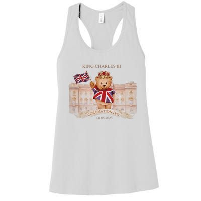 King Charles lll Coronation Day Family Matching Women's Racerback Tank