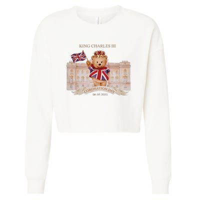 King Charles lll Coronation Day Family Matching Cropped Pullover Crew