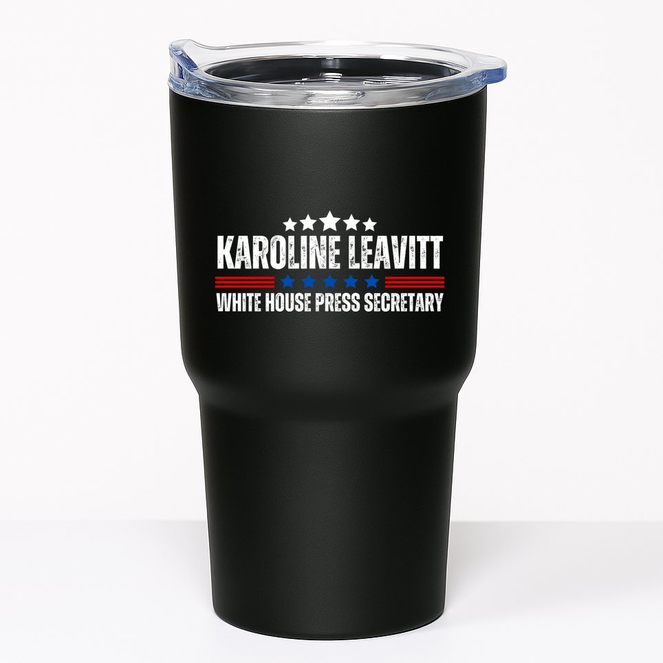 Karoline Caroline Leavitt White House Press Secretary Tumbler