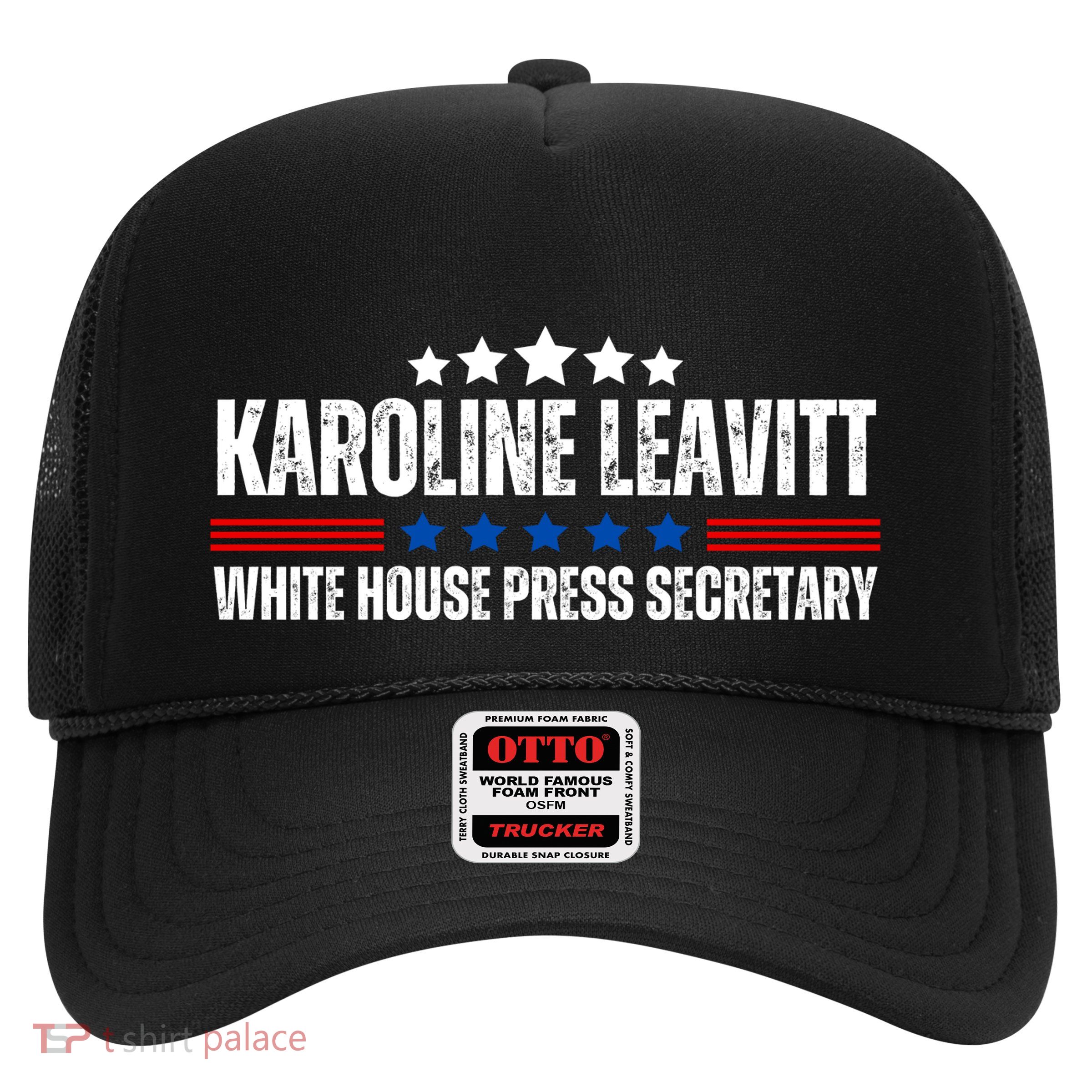 Karoline Caroline Leavitt White House Press Secretary Trucker Hat