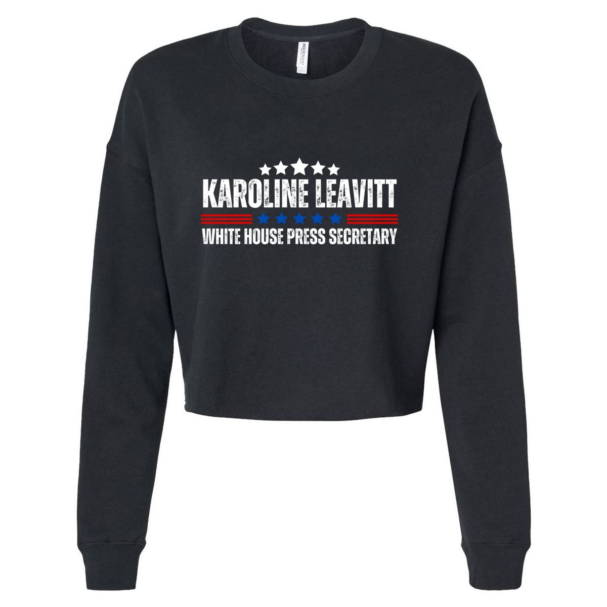 Karoline Caroline Leavitt White House Press Secretary Cropped Pullover Crew