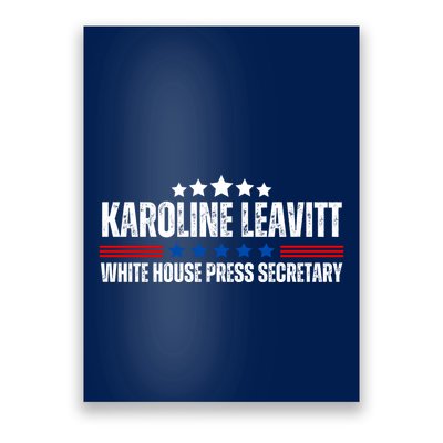 Karoline Caroline Leavitt White House Press Secretary Poster