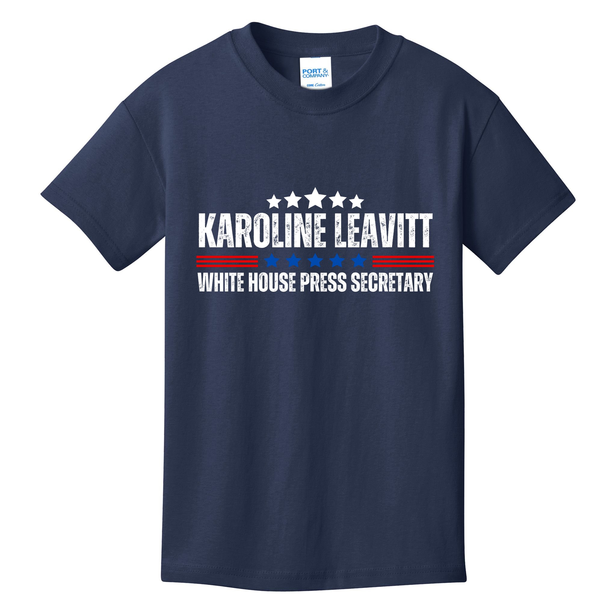 Karoline Caroline Leavitt White House Press Secretary Kids T-Shirt