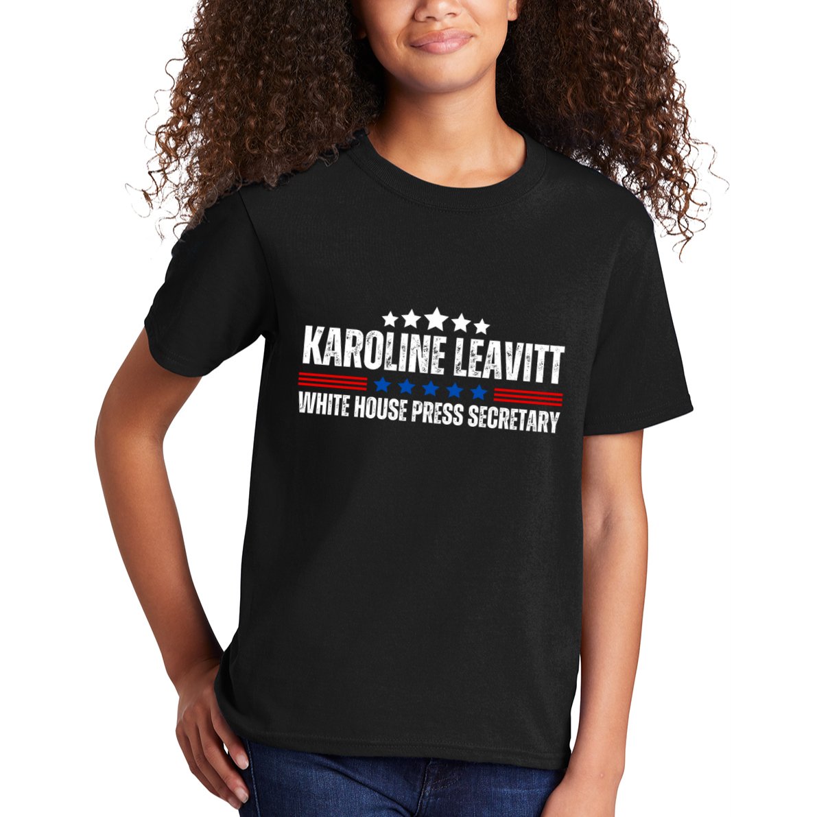 Karoline Caroline Leavitt White House Press Secretary Kids T-Shirt