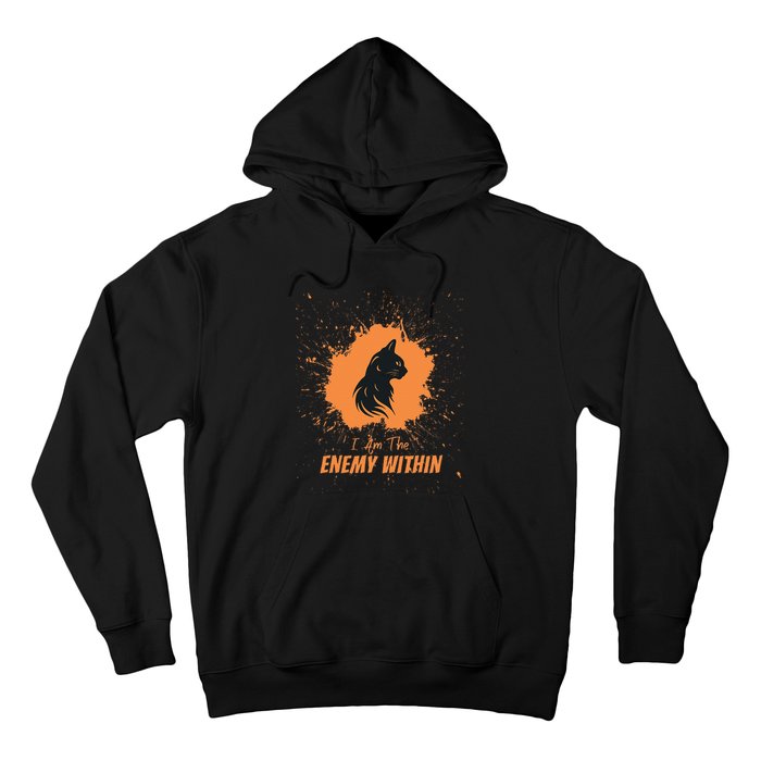 Kamala Comma La Harris Walz 2024 I Am The Enemy Within Hoodie