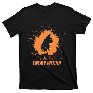 Kamala Comma La Harris Walz 2024 I Am The Enemy Within T-Shirt