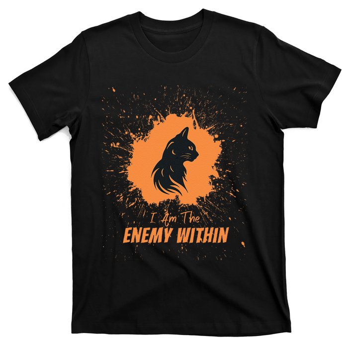 Kamala Comma La Harris Walz 2024 I Am The Enemy Within T-Shirt