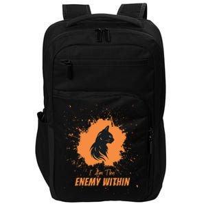 Kamala Comma La Harris Walz 2024 I Am The Enemy Within Impact Tech Backpack