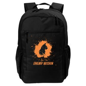 Kamala Comma La Harris Walz 2024 I Am The Enemy Within Daily Commute Backpack