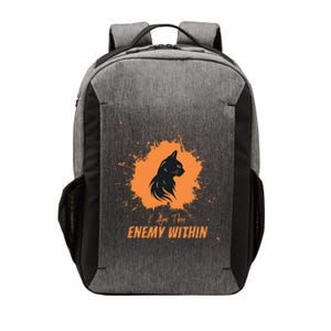 Kamala Comma La Harris Walz 2024 I Am The Enemy Within Vector Backpack