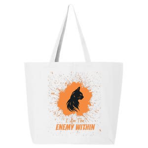 Kamala Comma La Harris Walz 2024 I Am The Enemy Within 25L Jumbo Tote