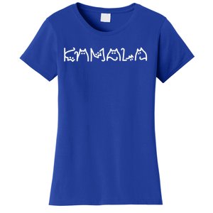 Kamala Cat Lettering Gift Women's T-Shirt