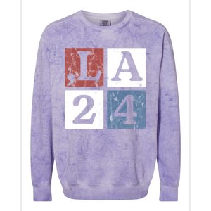 Kamala Comma La Harris 2024 Colorblast Crewneck Sweatshirt