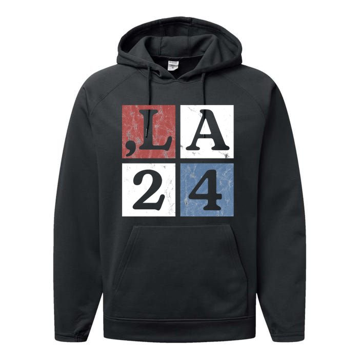 Kamala Comma La Harris 2024 Performance Fleece Hoodie