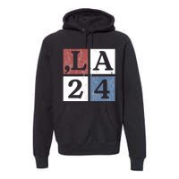 Kamala Comma La Harris 2024 Premium Hoodie