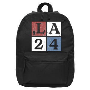 Kamala Comma La Harris 2024 16 in Basic Backpack