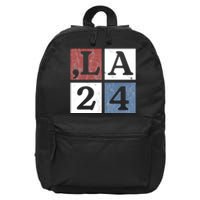 Kamala Comma La Harris 2024 16 in Basic Backpack